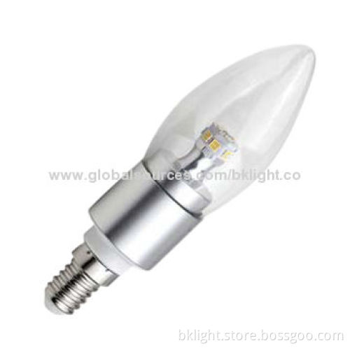 LED Candle Light/Globe Bulb with 2/3/4/6/8/9/12W Power, 170-1,200lm Luminous Flux